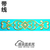 欧式长条洋花精雕图（CTH-015）