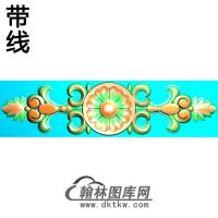 欧式长条洋花精雕图（CTH-017）