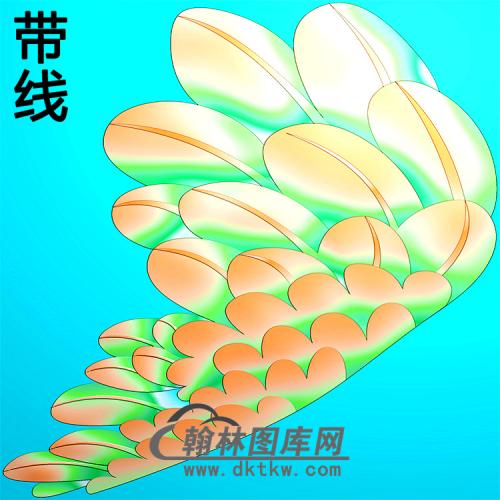 欧式洋花角花精雕图（YJH-029）