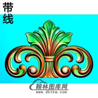欧式洋花角花精雕图（YJH-034）