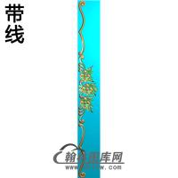 欧式长条洋花精雕图（CTH-032）