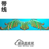 欧式长条洋花精雕图（CTH-033）