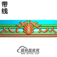 欧式长条洋花精雕图（CTH-034）
