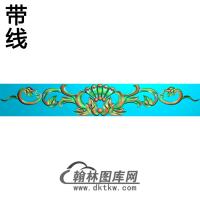欧式长条洋花精雕图（CTH-039）