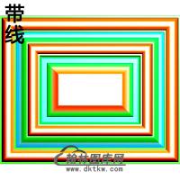 欧式长方形洋花精雕图（CYH-002）