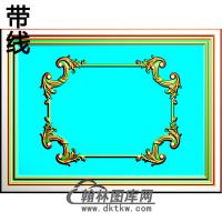 欧式长方形洋花精雕图（CYH-008）