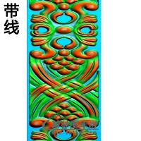 欧式长方形洋花精雕图（CYH-015）