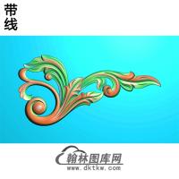 欧式洋花角花精雕图（YJH-041）
