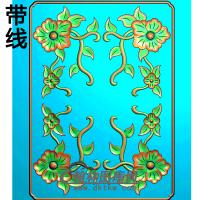 欧式长方形洋花精雕图（CYH-017）