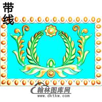 欧式长方形洋花精雕图（CYH-021）