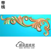 欧式洋花角花精雕图（YJH-047）