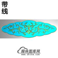 欧式长方形洋花精雕图（CYH-028）