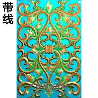 欧式长方形洋花精雕图（CYH-030）