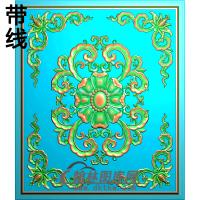欧式长方形洋花精雕图（CYH-032）