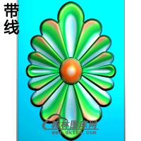 欧式长方形洋花精雕图（CYH-037）