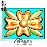 欧式长方形洋花精雕图（CYH-039）