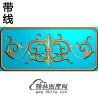 欧式长方形洋花精雕图（CYH-041）
