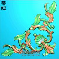 欧式洋花角花精雕图（YJH-079）