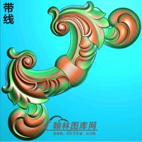 欧式洋花角花精雕图（YJH-087）