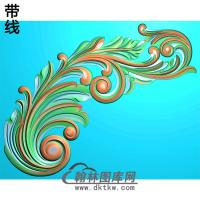 欧式洋花角花精雕图（YJH-088）