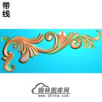 欧式洋花角花精雕图（YJH-093）