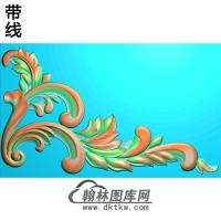 欧式洋花角花精雕图（YJH-094）