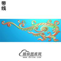 欧式洋花角花精雕图（YJH-109）