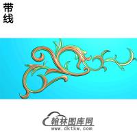 欧式洋花角花精雕图（YJH-111）