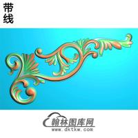 欧式洋花角花精雕图（YJH-114）