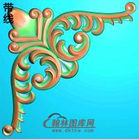 欧式洋花角花精雕图（YJH-115）
