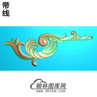 欧式洋花角花精雕图（YJH-122）