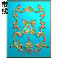 欧式长方形洋花精雕图（CYH-048）