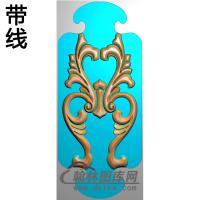 欧式长方形洋花精雕图（CYH-053）
