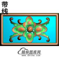 欧式长方形洋花精雕图（CYH-054）