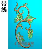 欧式长方形洋花精雕图（CYH-056）