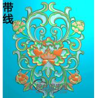 欧式长方形洋花精雕图（CYH-062）