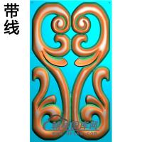 欧式长方形洋花精雕图（CYH-068）