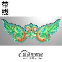 欧式长方形洋花精雕图（CYH-069）