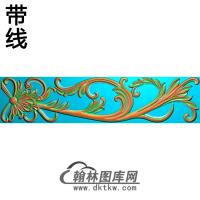 欧式长方形洋花精雕图（CYH-081）