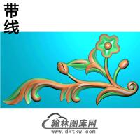 欧式洋花角花精雕图（YJH-137）