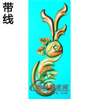欧式洋花角花精雕图（YJH-126）