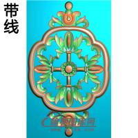 长方形洋花精雕图（CYH-087）