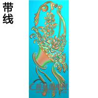 长方形洋花精雕图（CYH-091）