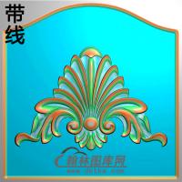 长方形洋花精雕图（CYH-093）