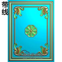 长方形洋花精雕图（CYH-104）