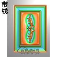 长方形洋花精雕图（CYH-105）