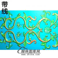 长方形洋花精雕图（CYH-132）