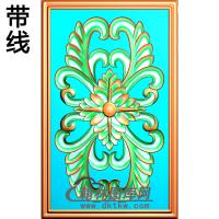 长方形洋花精雕图（CYH-135）