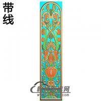 长方形洋花精雕图（CYH-138）