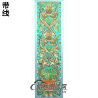 长方形洋花精雕图（CYH-151）